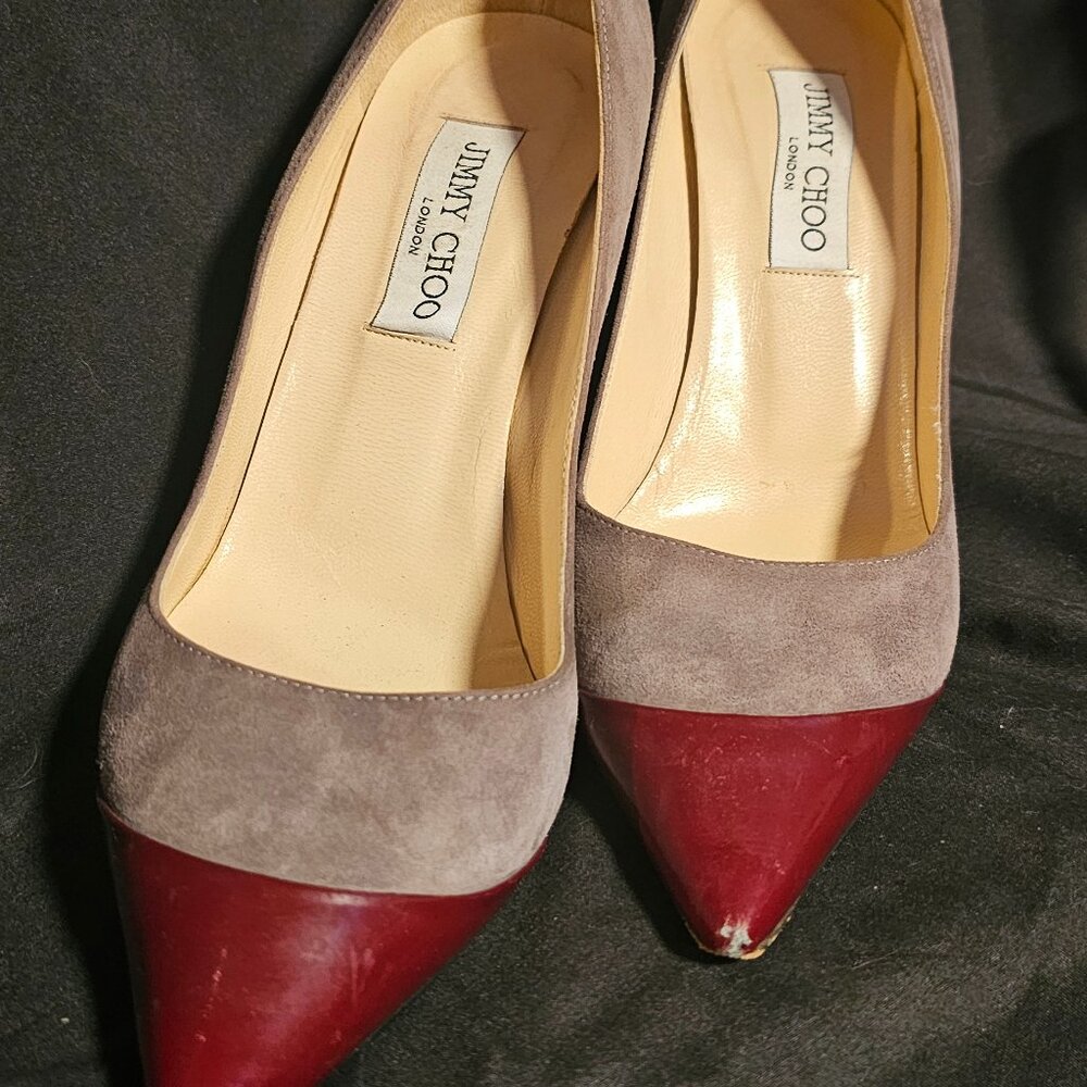 132 Belva Pumps - Jimmy Choo - Dark Mauve
